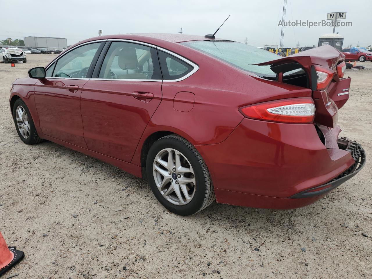 2014 Ford Fusion Se Темно-бордовый vin: 3FA6P0HD2ER110543