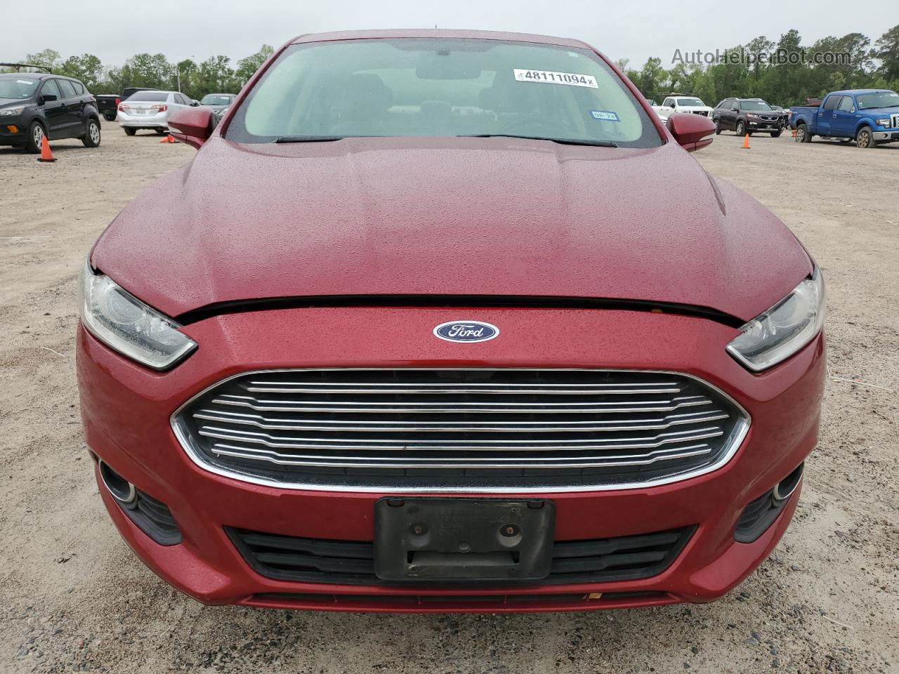 2014 Ford Fusion Se Maroon vin: 3FA6P0HD2ER110543