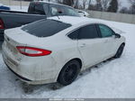 2014 Ford Fusion Se White vin: 3FA6P0HD2ER159029