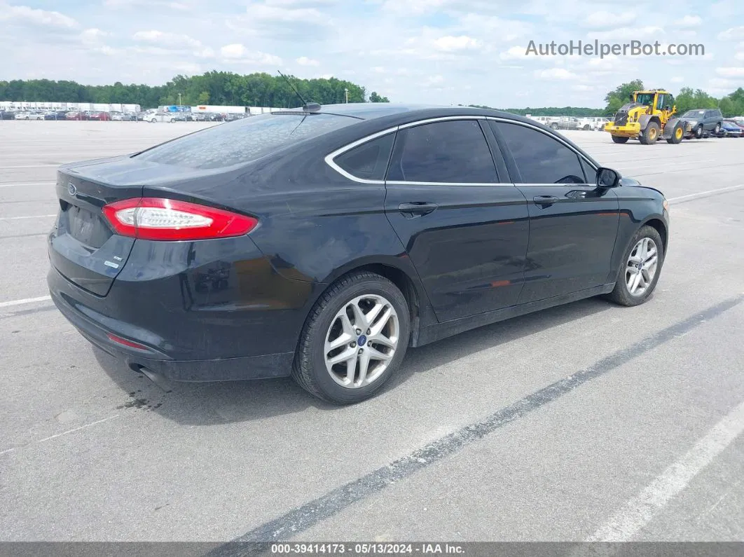 2014 Ford Fusion Se Black vin: 3FA6P0HD2ER218712