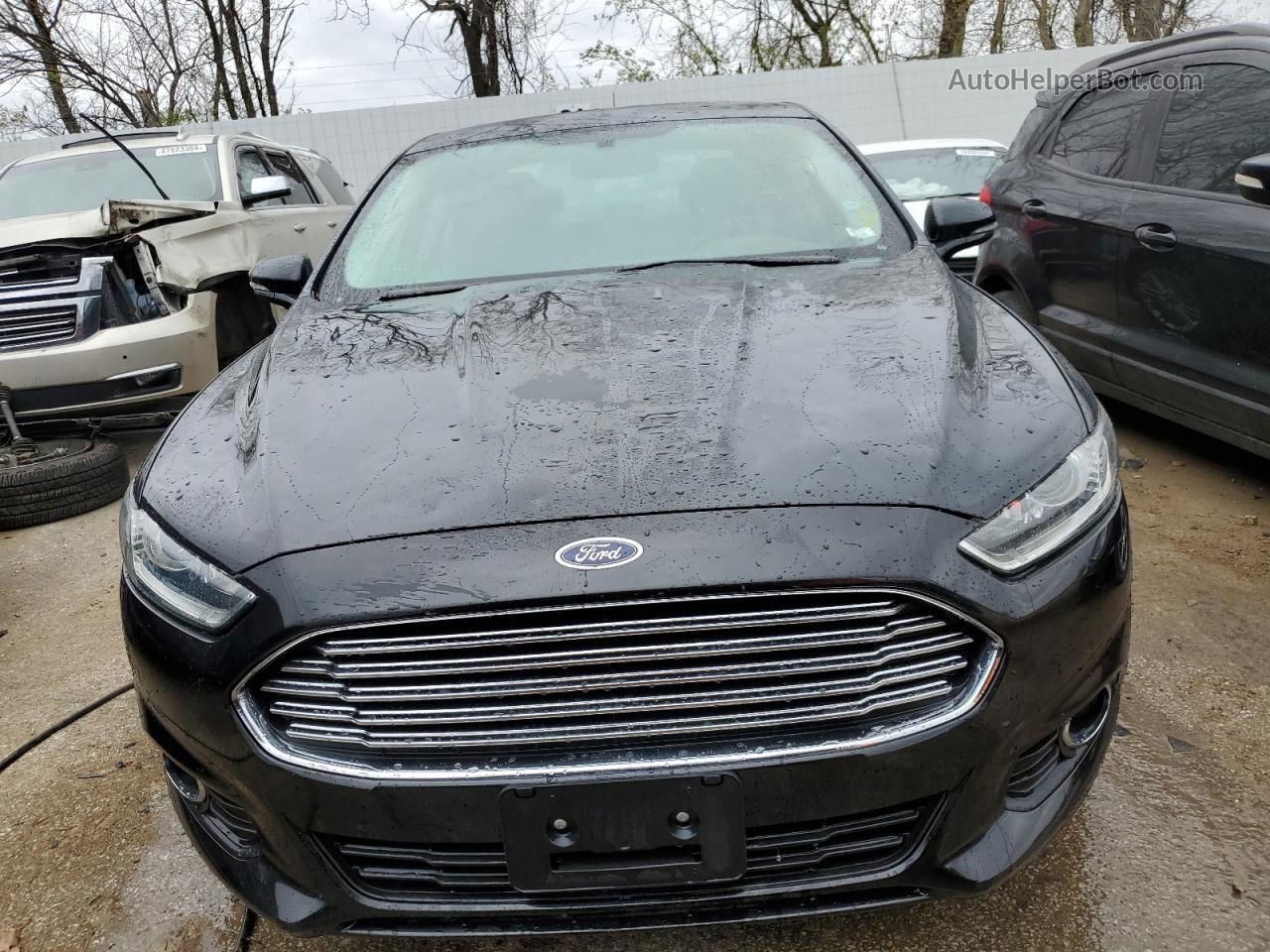 2014 Ford Fusion Se Черный vin: 3FA6P0HD2ER233968