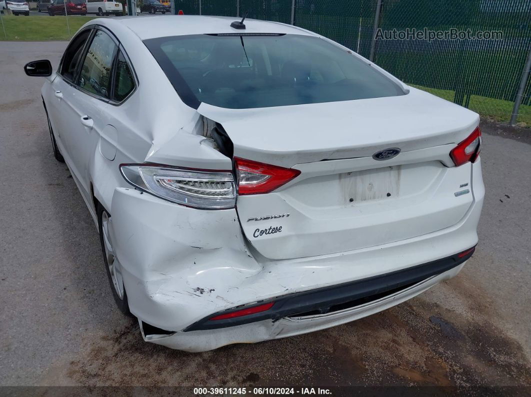 2015 Ford Fusion Se Белый vin: 3FA6P0HD2FR152020