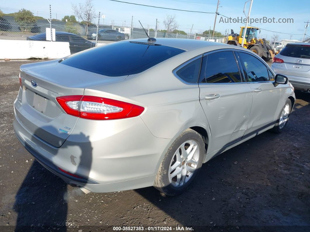 2015 Ford Fusion Se Бежевый vin: 3FA6P0HD2FR161008