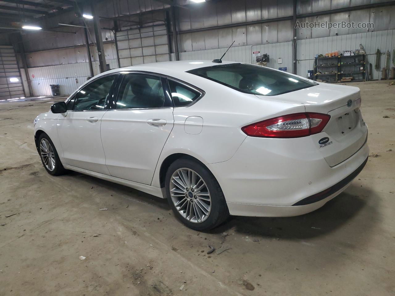 2015 Ford Fusion Se White vin: 3FA6P0HD2FR180710