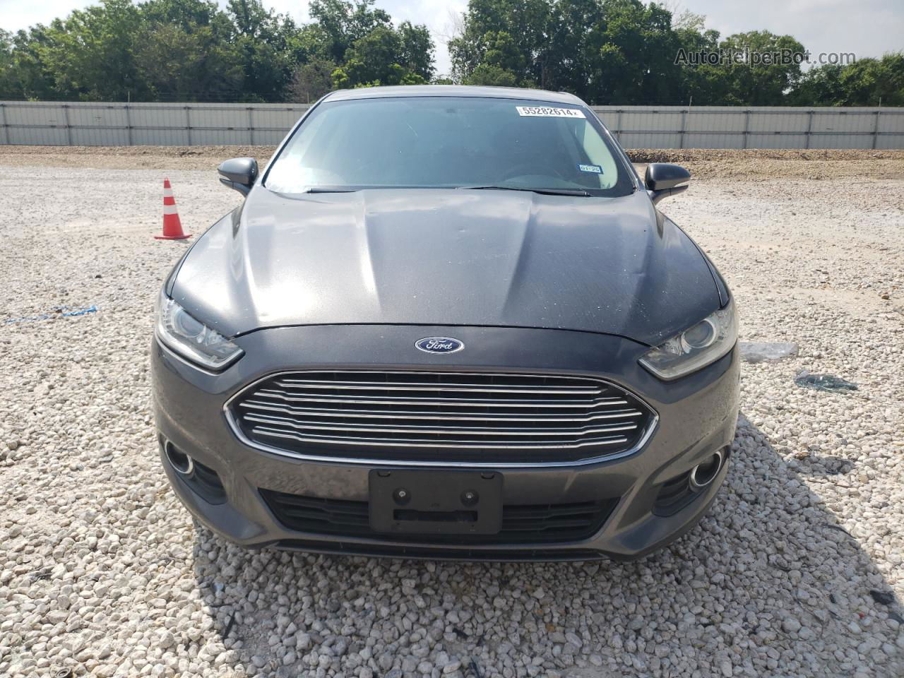 2015 Ford Fusion Se Gray vin: 3FA6P0HD2FR244311