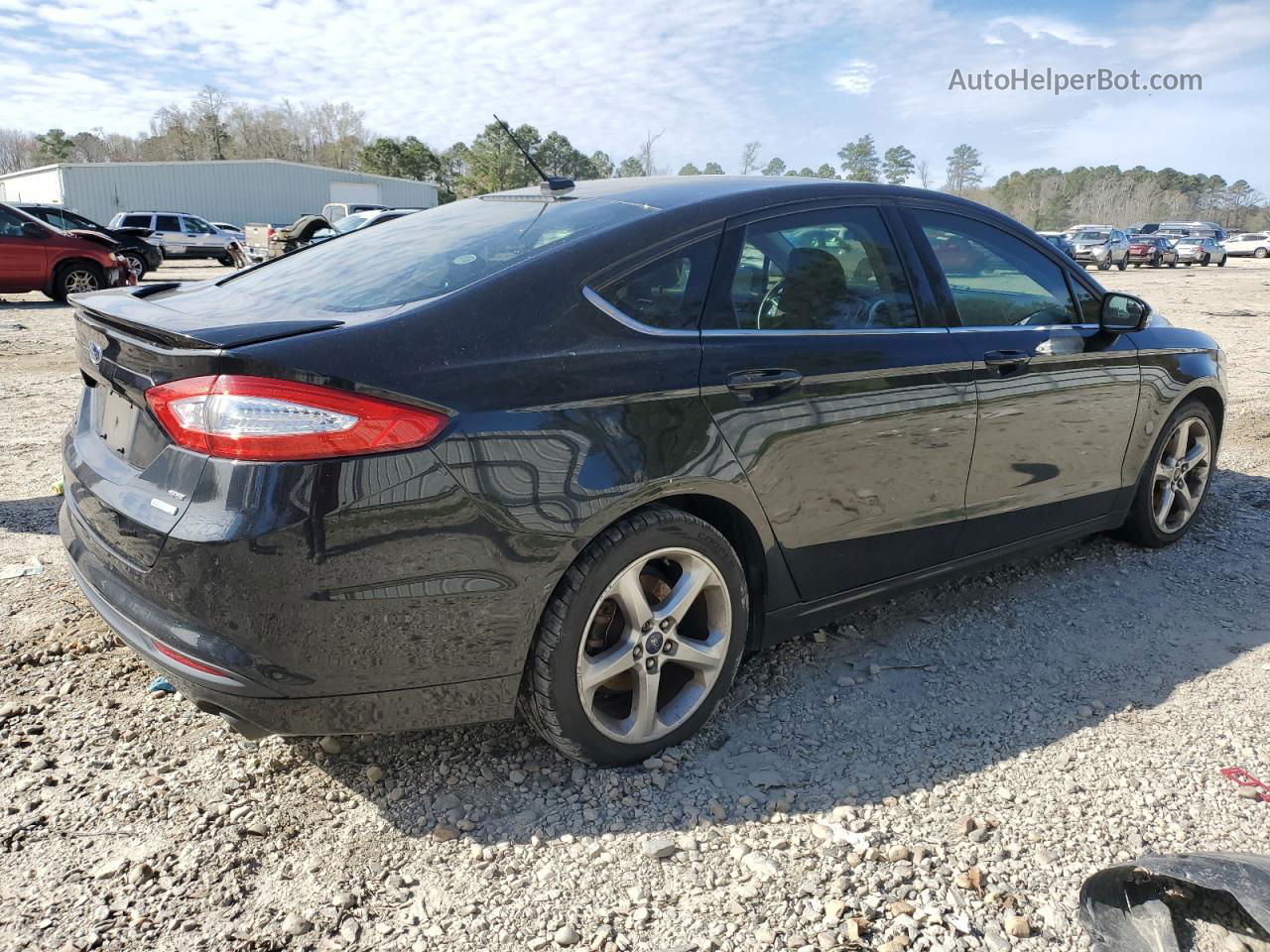 2015 Ford Fusion Se Black vin: 3FA6P0HD2FR261948