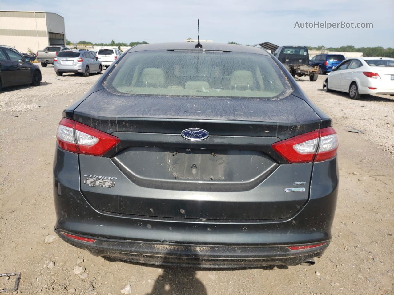 2015 Ford Fusion Se Серый vin: 3FA6P0HD2FR279589