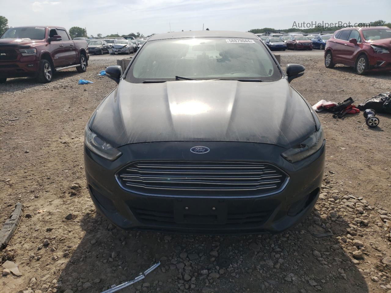 2015 Ford Fusion Se Серый vin: 3FA6P0HD2FR279589