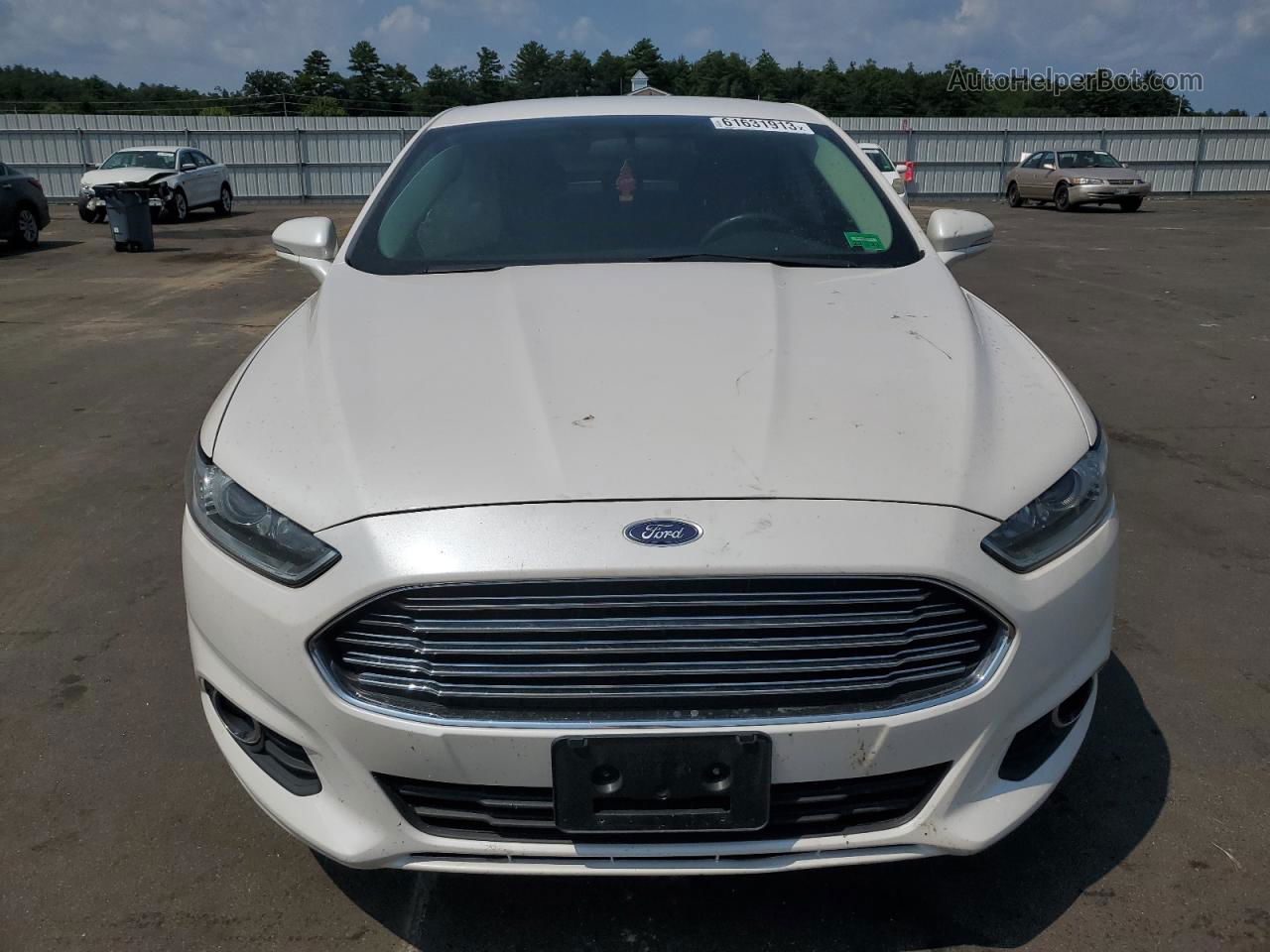 2016 Ford Fusion Se Белый vin: 3FA6P0HD2GR319347