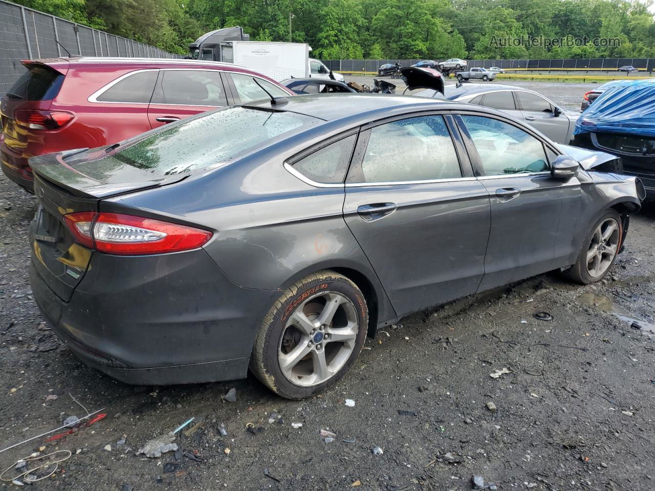 2016 Ford Fusion Se Charcoal vin: 3FA6P0HD2GR360514