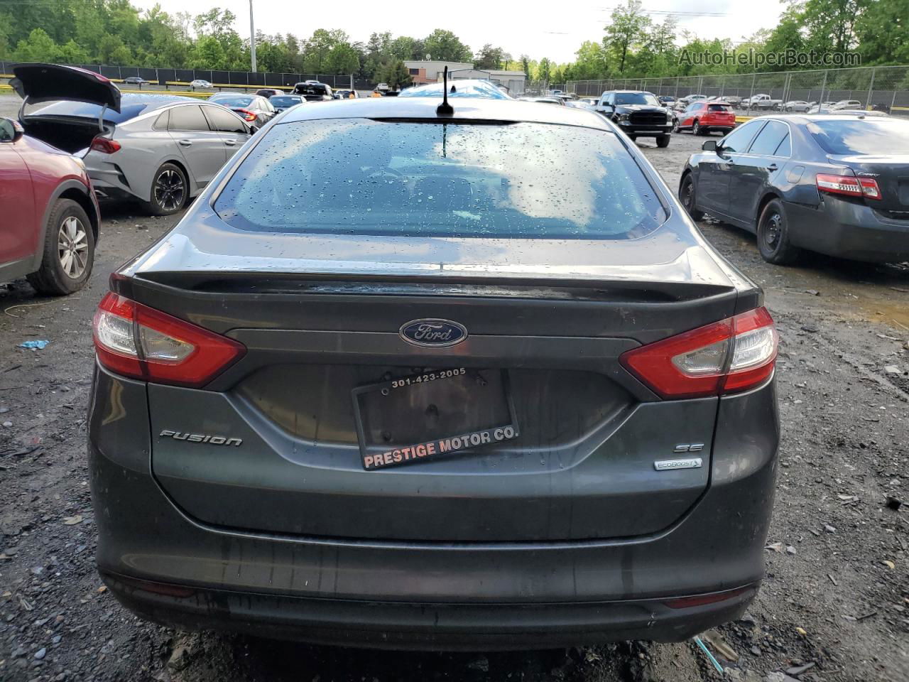 2016 Ford Fusion Se Угольный vin: 3FA6P0HD2GR360514