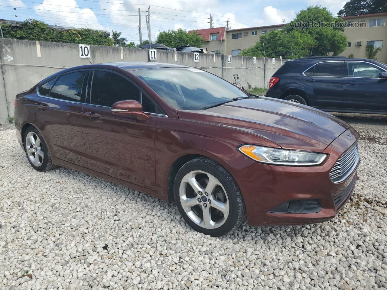 2016 Ford Fusion Se Коричневый vin: 3FA6P0HD2GR361064