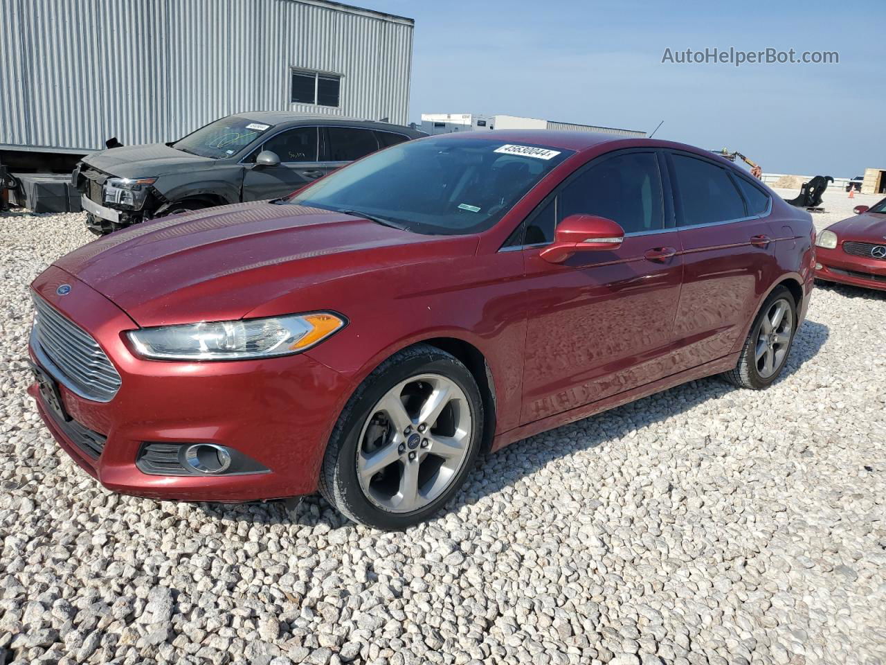 2016 Ford Fusion Se Красный vin: 3FA6P0HD2GR391228