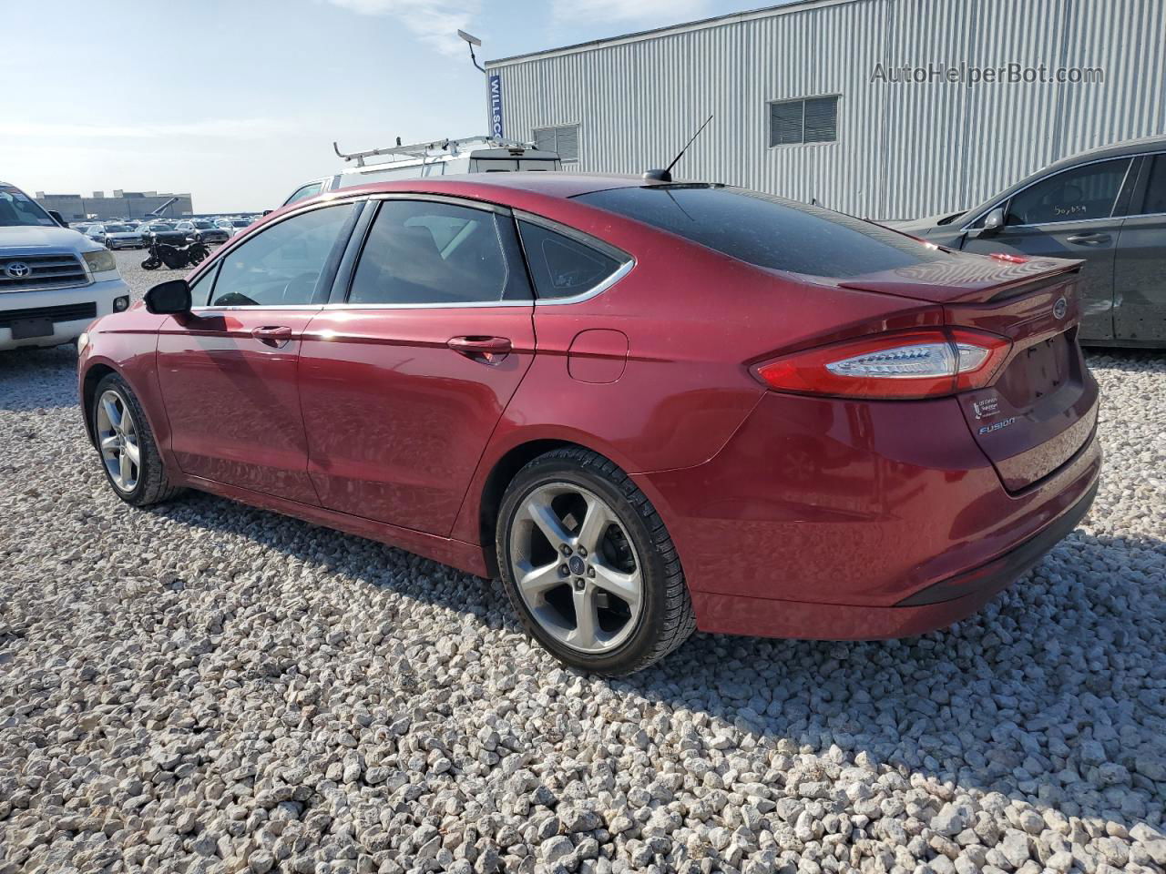 2016 Ford Fusion Se Red vin: 3FA6P0HD2GR391228