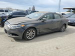 2017 Ford Fusion Se Gray vin: 3FA6P0HD2HR286707