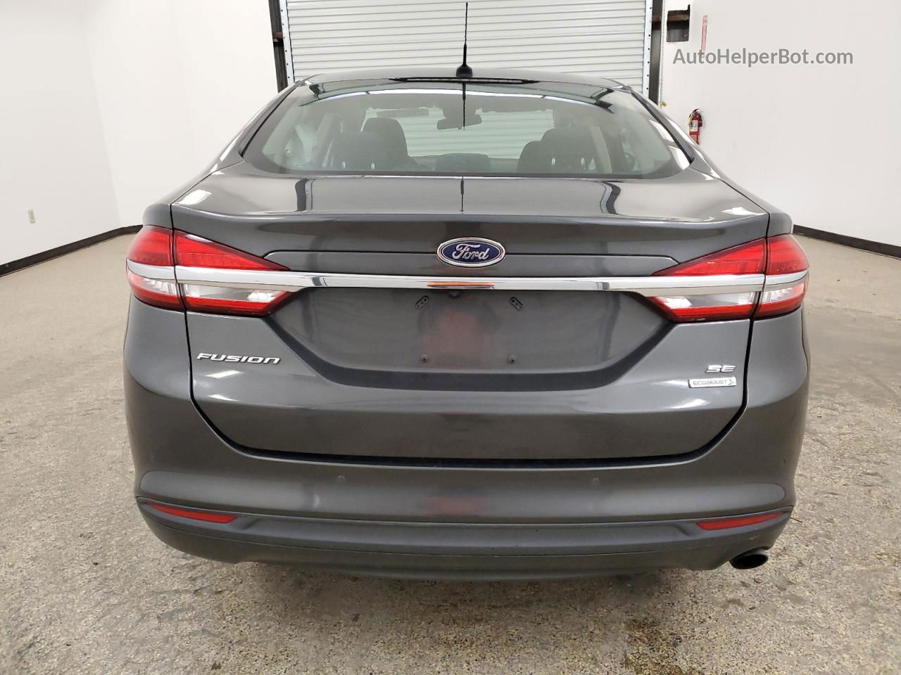 2017 Ford Fusion Se Charcoal vin: 3FA6P0HD2HR313016