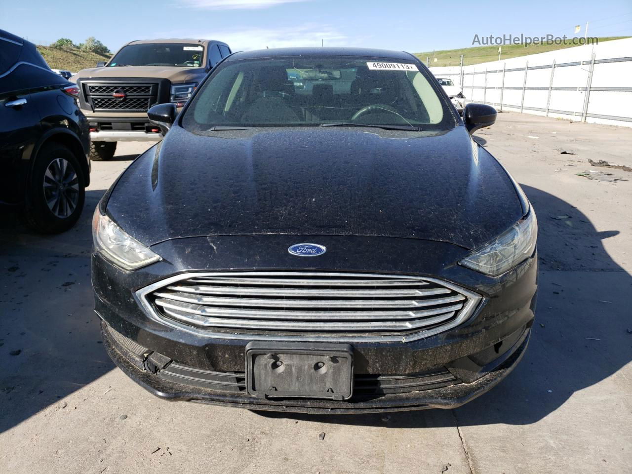 2017 Ford Fusion Se Черный vin: 3FA6P0HD2HR397080