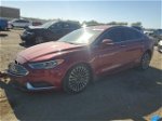 2018 Ford Fusion Se Red vin: 3FA6P0HD2JR126901