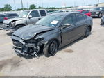 2018 Ford Fusion Se Gray vin: 3FA6P0HD2JR127319