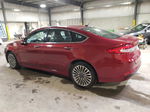 2018 Ford Fusion Se Maroon vin: 3FA6P0HD2JR164502