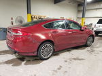 2018 Ford Fusion Se Maroon vin: 3FA6P0HD2JR164502