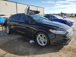 2018 Ford Fusion Se Black vin: 3FA6P0HD2JR174754