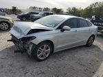 2018 Ford Fusion Se Silver vin: 3FA6P0HD2JR213584