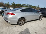 2018 Ford Fusion Se Silver vin: 3FA6P0HD2JR213584