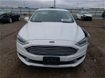 2018 Ford Fusion Se White vin: 3FA6P0HD2JR255821