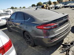 2019 Ford Fusion Se Gray vin: 3FA6P0HD2KR135485