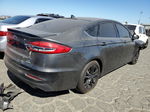 2019 Ford Fusion Se Gray vin: 3FA6P0HD2KR135485