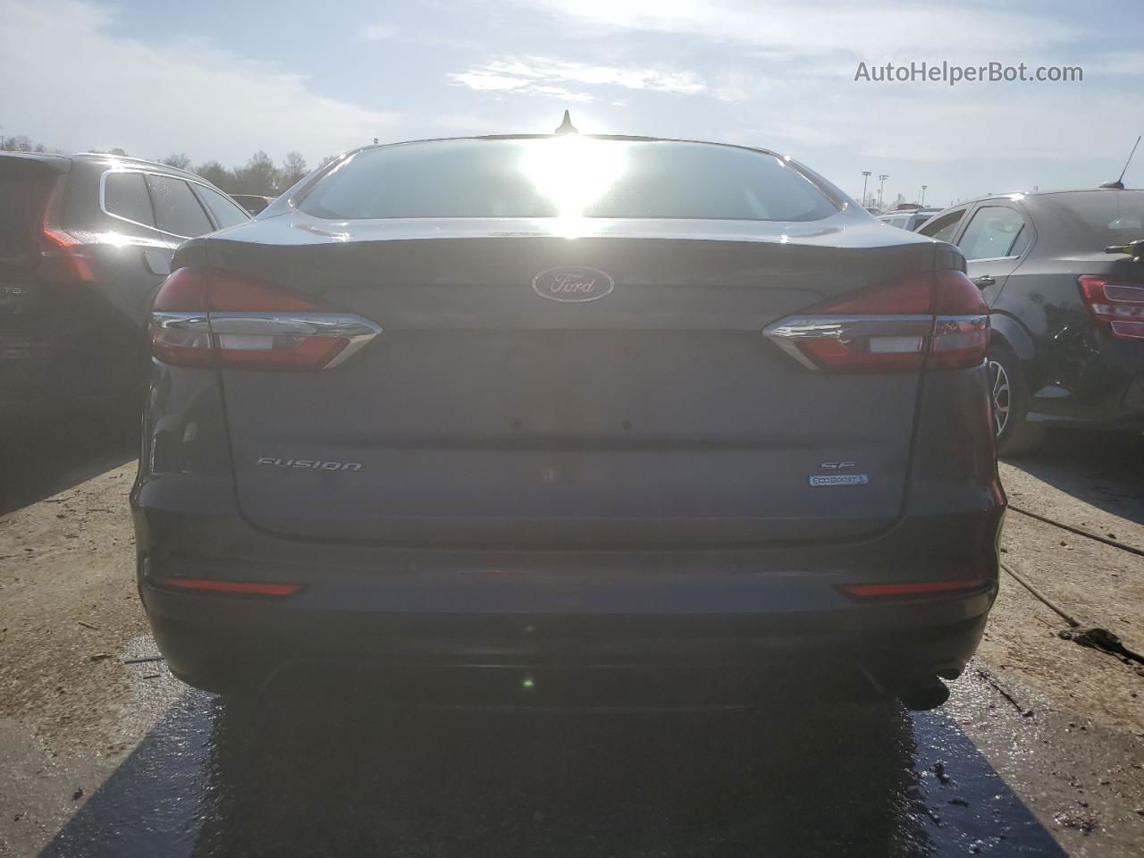 2019 Ford Fusion Se Угольный vin: 3FA6P0HD2KR145742