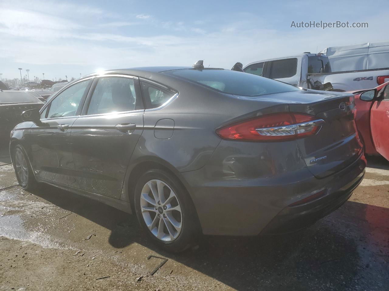 2019 Ford Fusion Se Угольный vin: 3FA6P0HD2KR145742