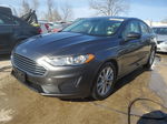 2019 Ford Fusion Se Угольный vin: 3FA6P0HD2KR145742