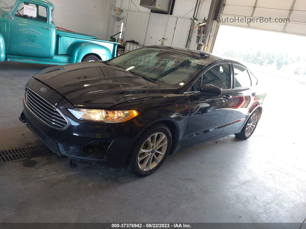 2019 Ford Fusion Se Черный vin: 3FA6P0HD2KR147751