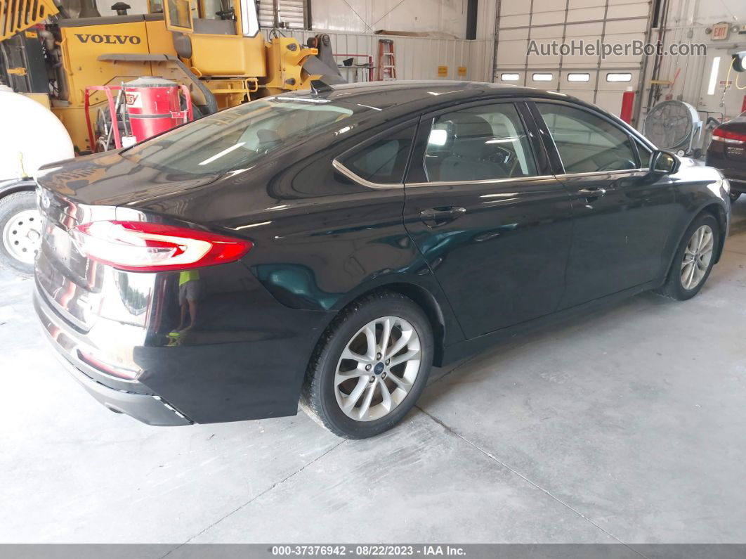 2019 Ford Fusion Se Black vin: 3FA6P0HD2KR147751