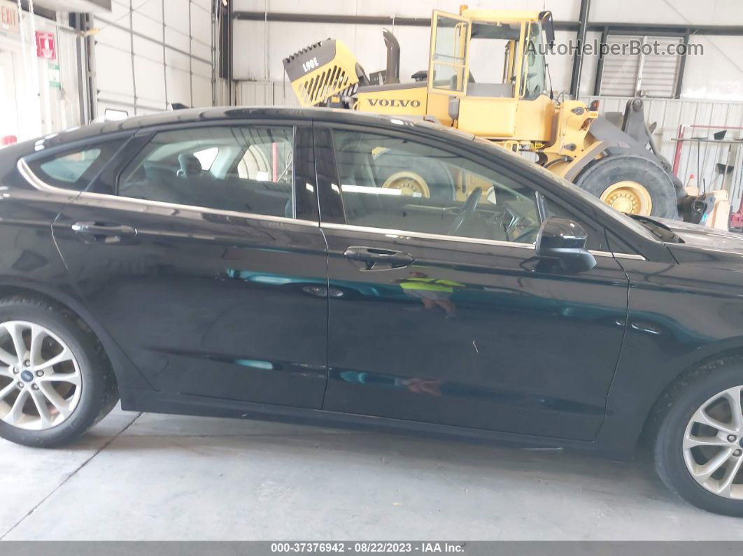 2019 Ford Fusion Se Black vin: 3FA6P0HD2KR147751