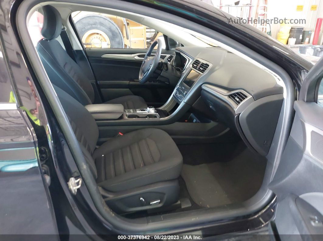 2019 Ford Fusion Se Black vin: 3FA6P0HD2KR147751