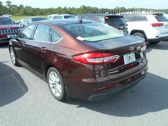 2019 Ford Fusion Se Красный vin: 3FA6P0HD2KR173525