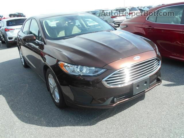 2019 Ford Fusion Se Red vin: 3FA6P0HD2KR173525