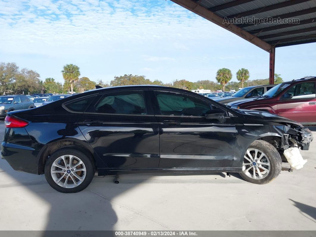 2019 Ford Fusion Se Black vin: 3FA6P0HD2KR243332