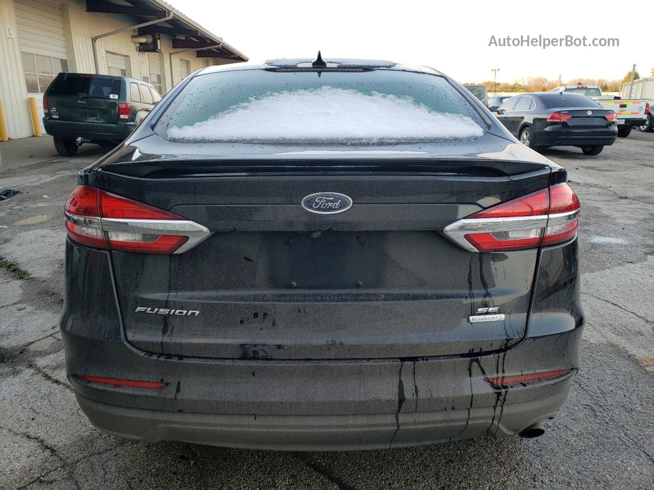 2019 Ford Fusion Se Black vin: 3FA6P0HD2KR276928