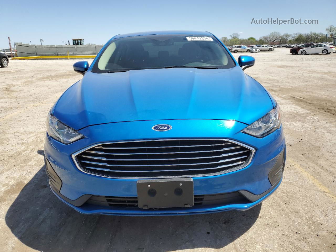 2020 Ford Fusion Se Blue vin: 3FA6P0HD2LR219405