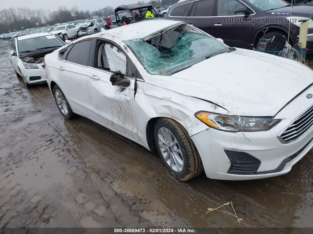 2020 Ford Fusion Se Белый vin: 3FA6P0HD2LR236396