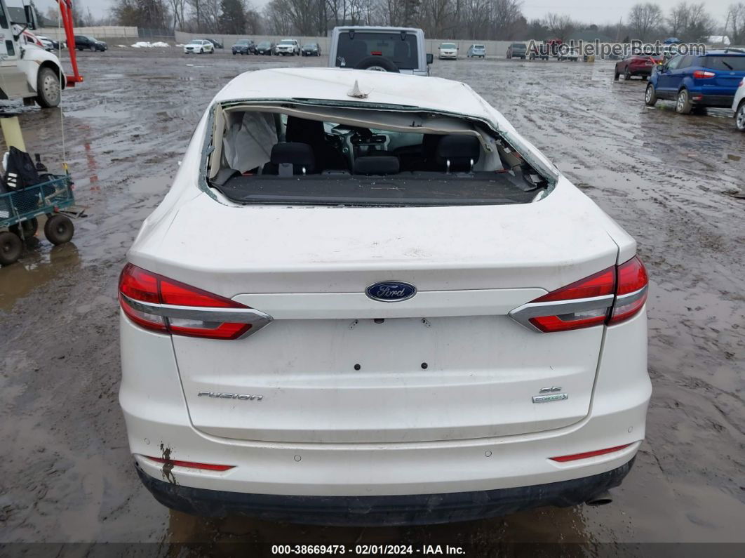 2020 Ford Fusion Se Белый vin: 3FA6P0HD2LR236396