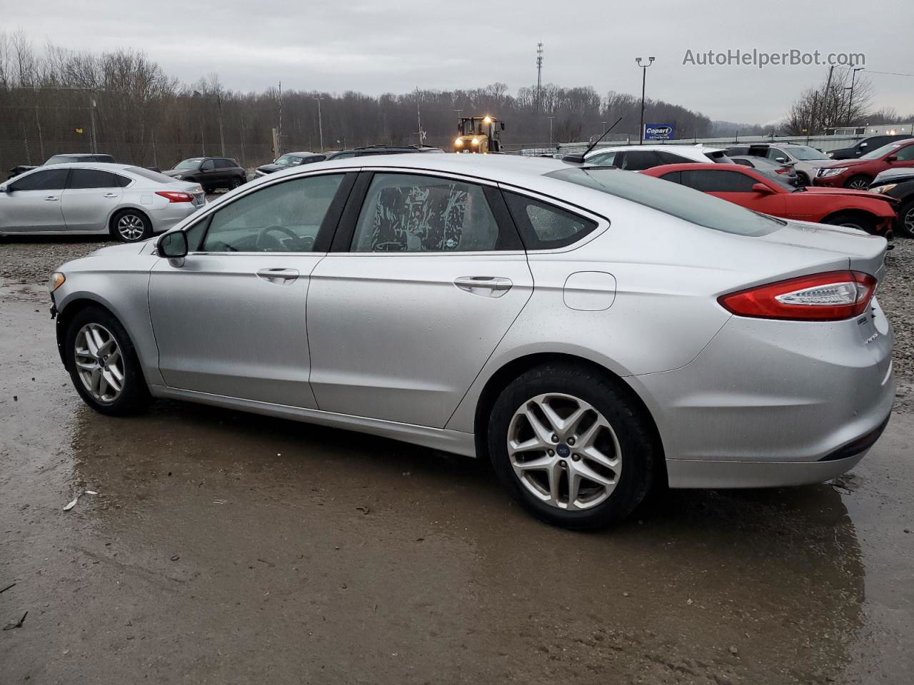 2014 Ford Fusion Se Silver vin: 3FA6P0HD3ER127464