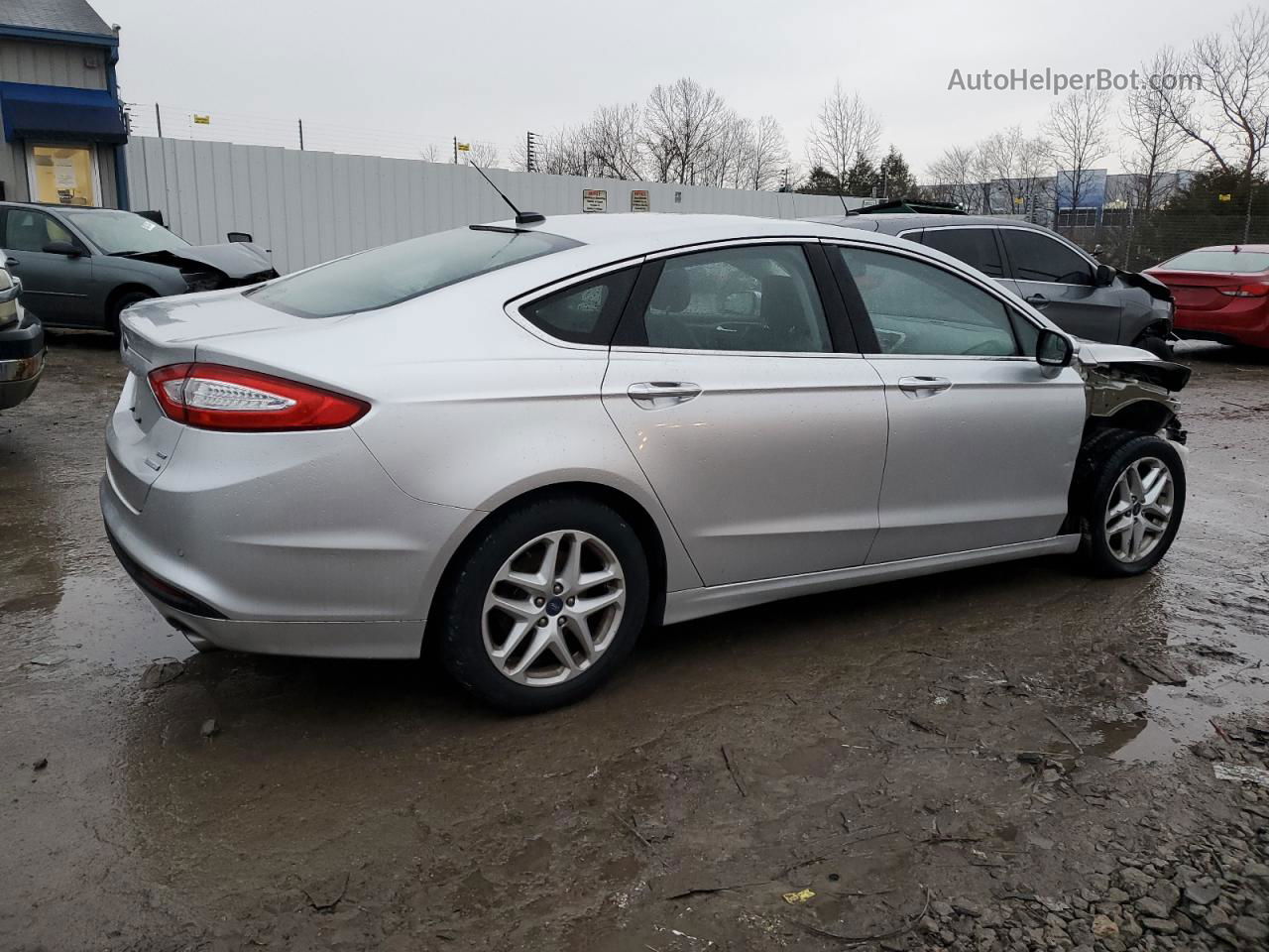 2014 Ford Fusion Se Silver vin: 3FA6P0HD3ER127464