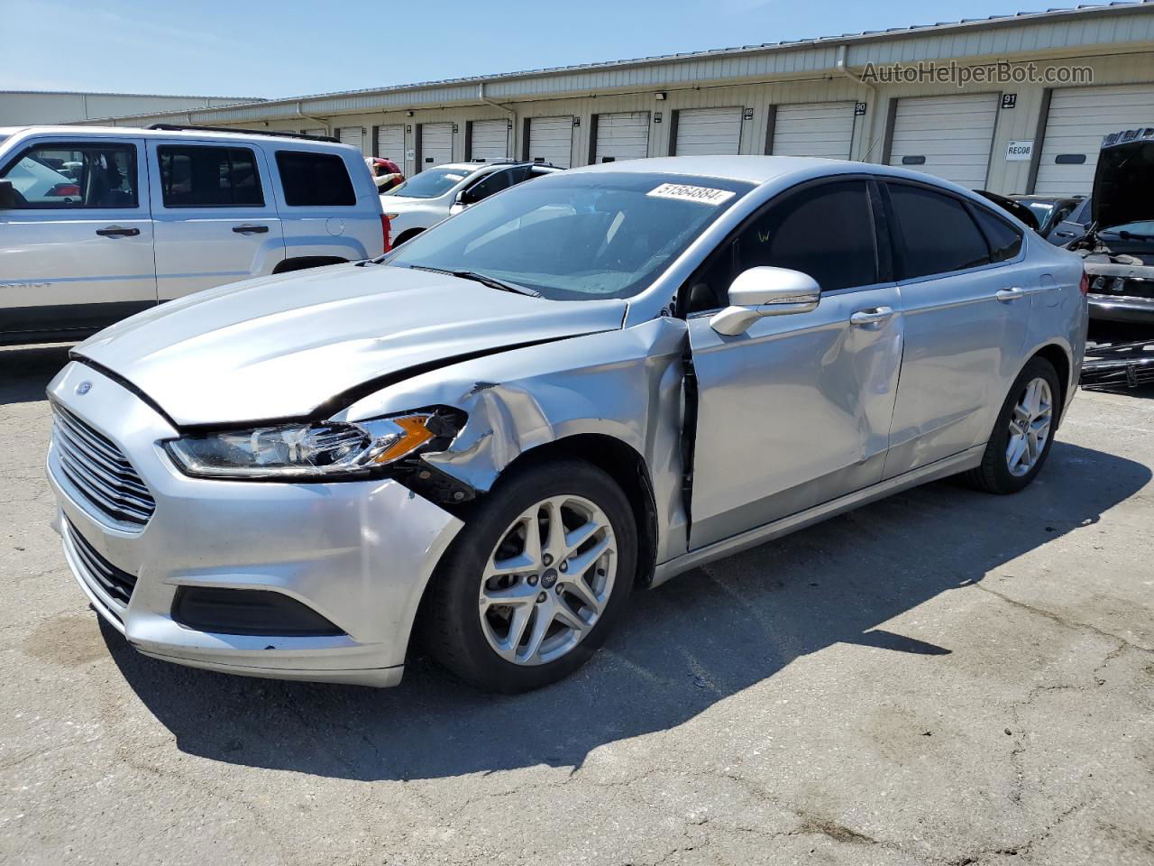 2014 Ford Fusion Se Silver vin: 3FA6P0HD3ER148170