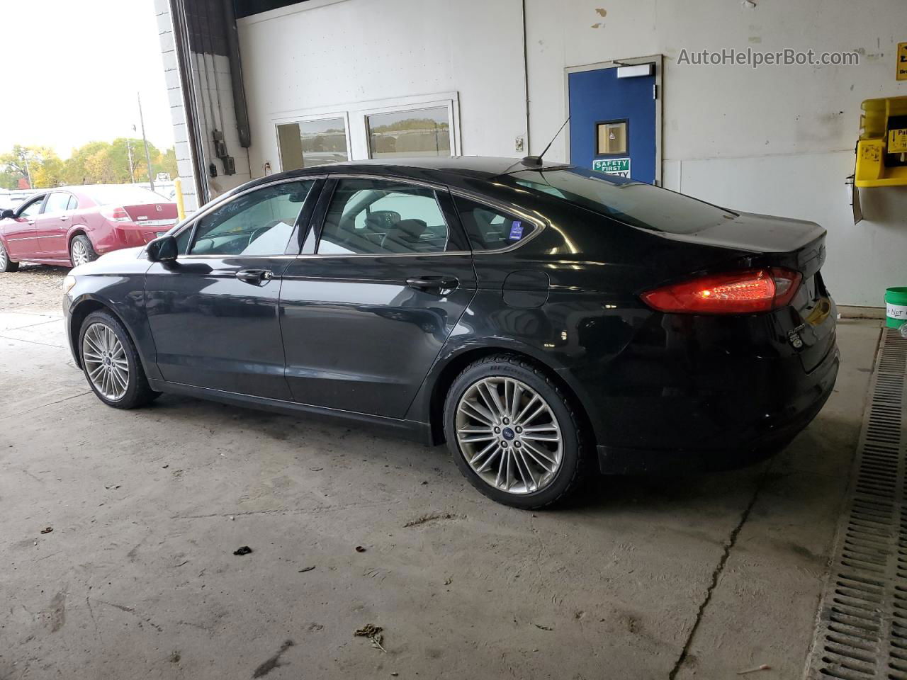 2014 Ford Fusion Se Black vin: 3FA6P0HD3ER155880