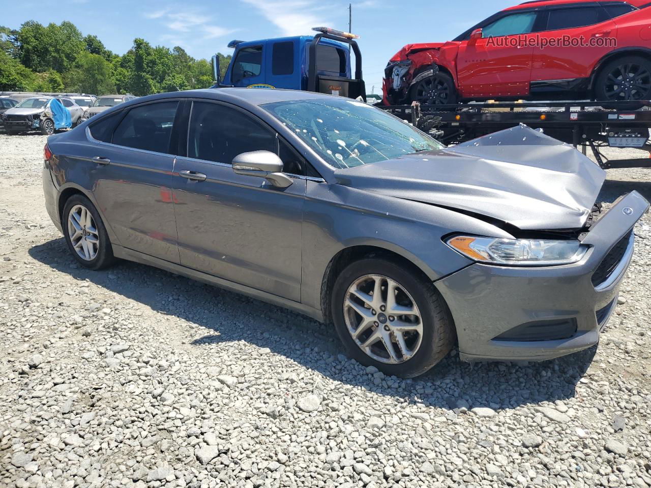 2014 Ford Fusion Se Угольный vin: 3FA6P0HD3ER161744